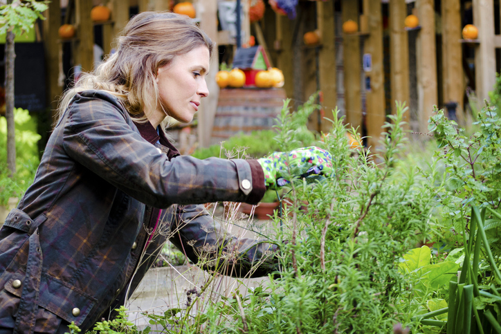 woman gardening without back pain